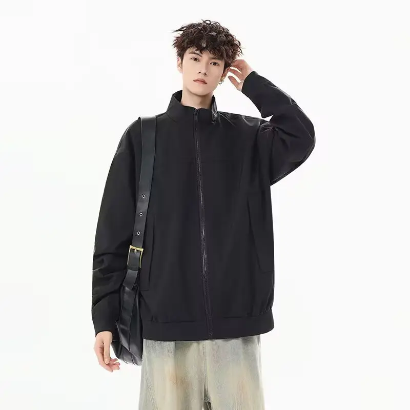 

Свободная мужская куртка Jaet 2024, весенне-осенняя Sli Harajuku Hong Kong Sle Street Faion, повседневная верхняя одежда для подростков