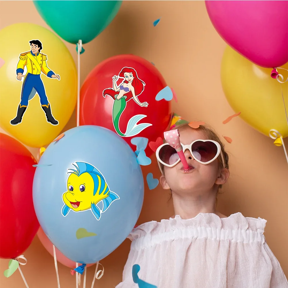 Heiß begehrt: 8/16 Blätter „Die kleine Meerjungfrau“! Kinder-Puzzle-Aufkleber DIY Zusammenbaubares Puzzle Kinder-Partyspiel Dekoration Geschenk Lernspielzeug – Detail 5