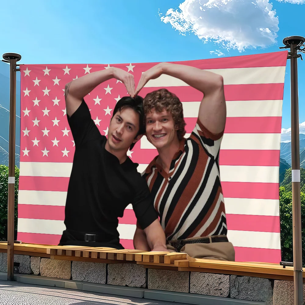 Popular TV Heated Rivalry Shane and Ilya flag for Camping Decoration Outdoor & Garage Wall Hanging Decorations