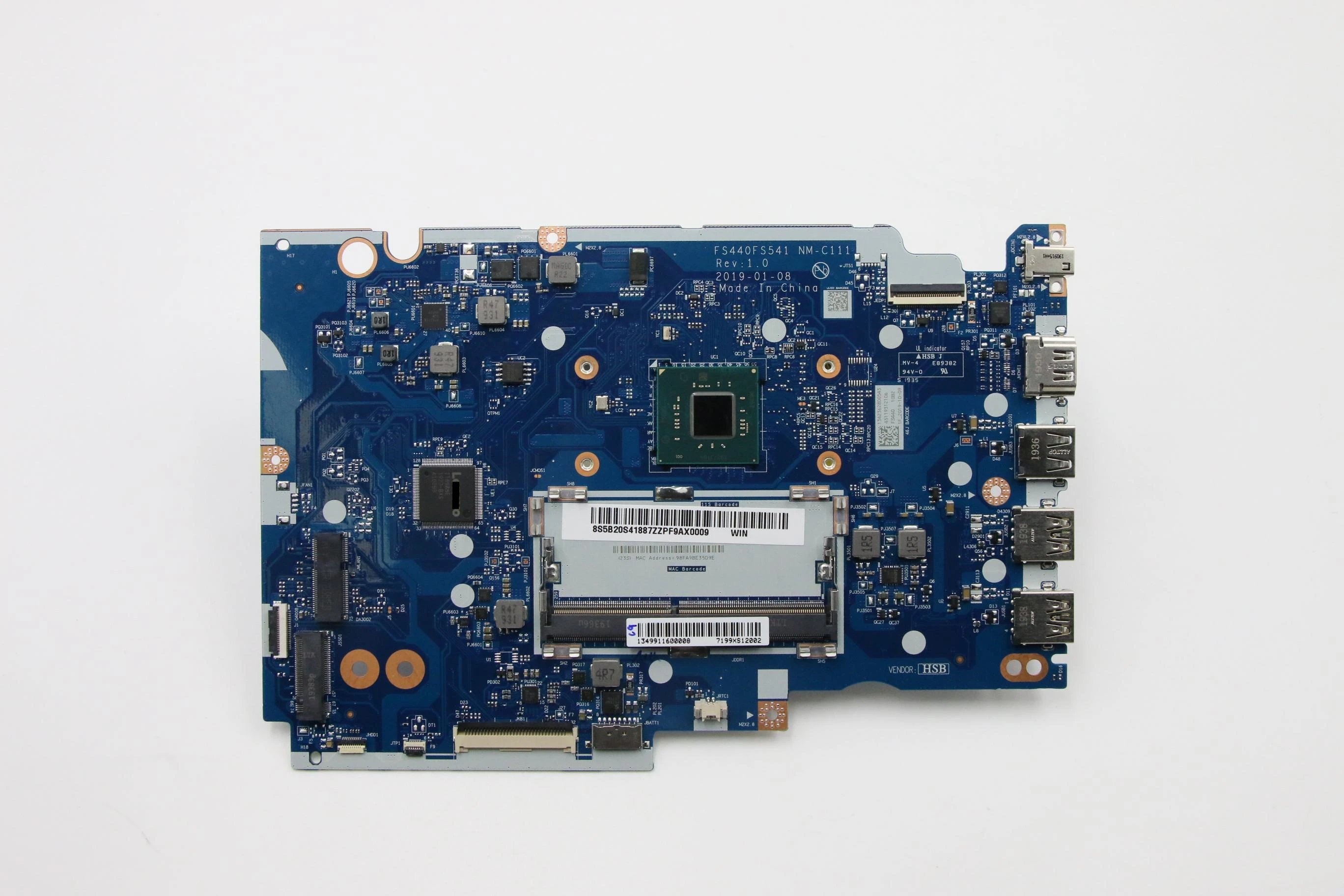 

5B20S41887 For ideapad S145-14IGM N4100 Processor 100% Full Tested