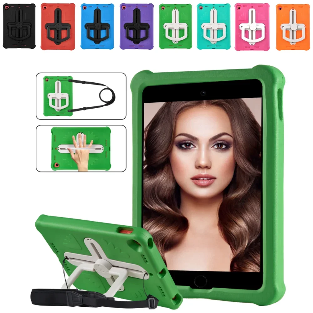 Kids EVA Case for iPad 10.2 9th 8th 7th Gen Shockproof Divine Shield Cover for iPad Pro 10.5 Air 3 10.5 inch With Shoulder Strap