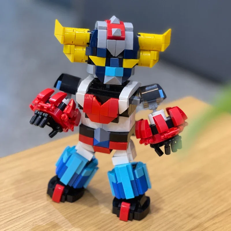 Moc Robot Goldoraked Anime Figure Building Block Deformation Mecha Movie Constructor Model Brick Set Children Toys Kid Gifts