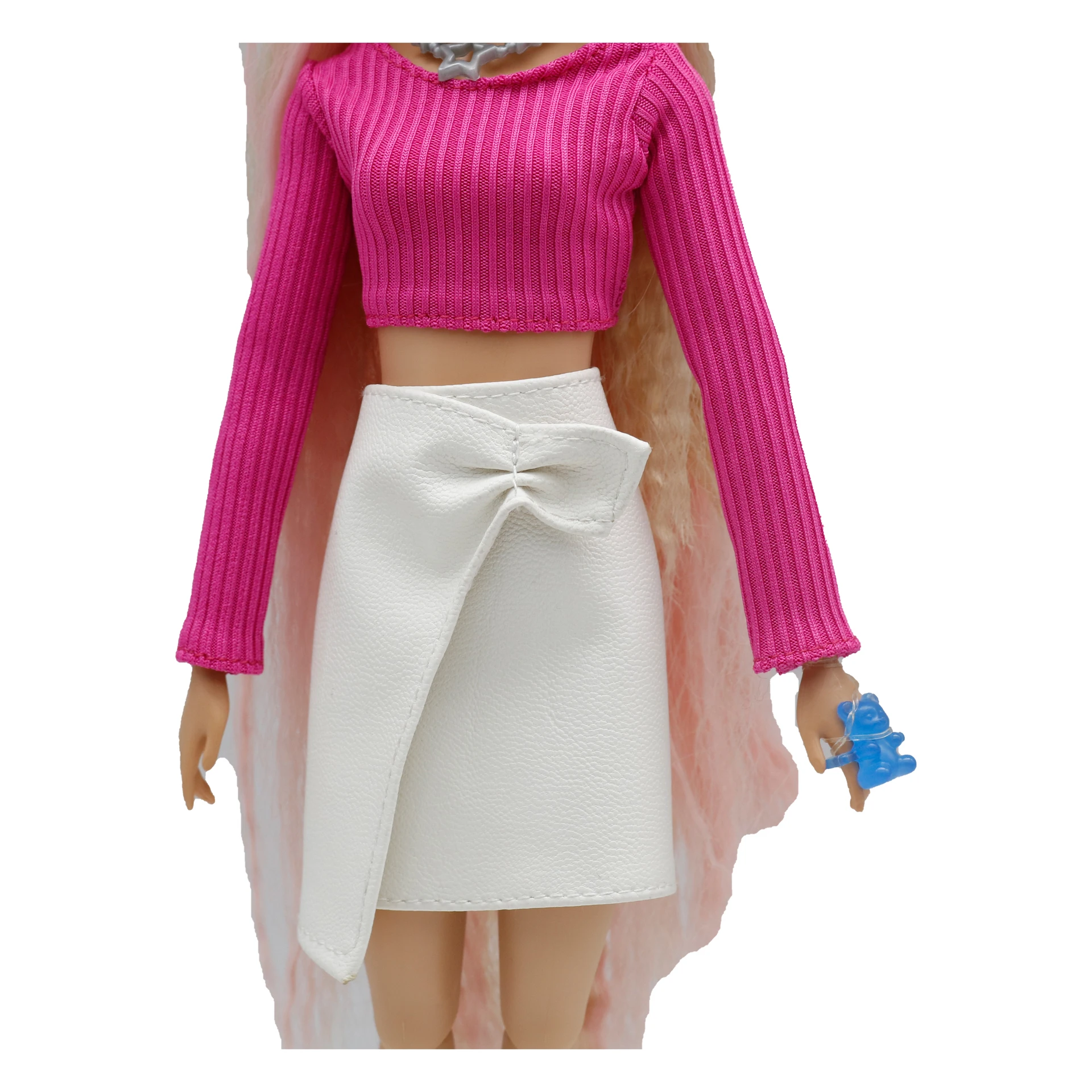 New 30cm 1/6  stripes shirt  skirt Daily Wear Accessories Clothes for Barbies doll