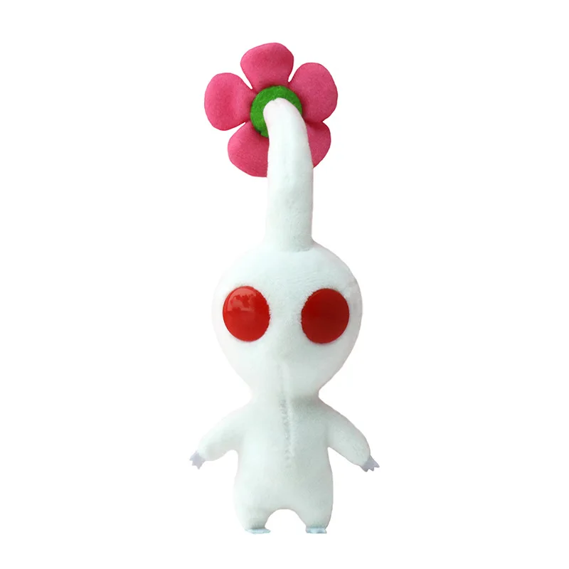 12 cm großes Pikmin-Plüschtier, Stoffpuppe, Spielzubehör, Rucksackanhänger, Schlüsselanhänger, weiche Sammlerdekoration für Spieleliebhaber – Detail 3