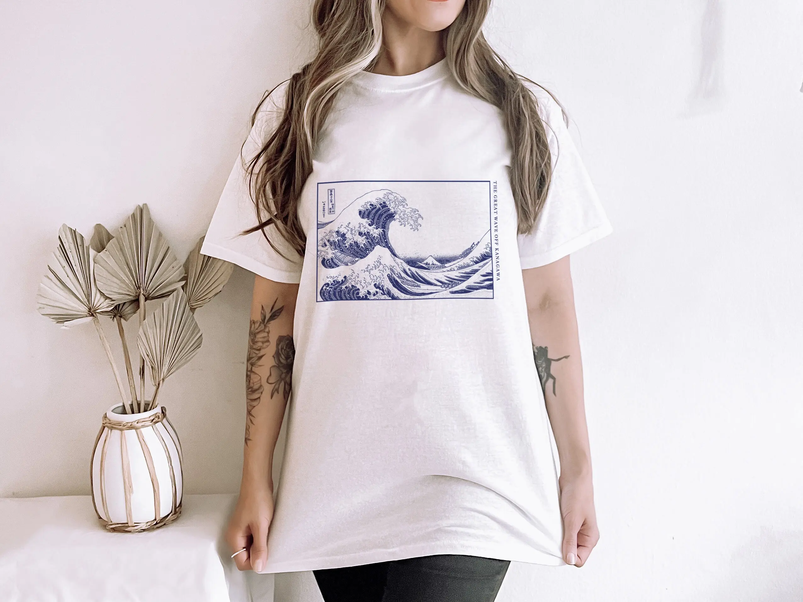 The Great Wave T Shirt Classic Art Aesthetic Japanese S For Students