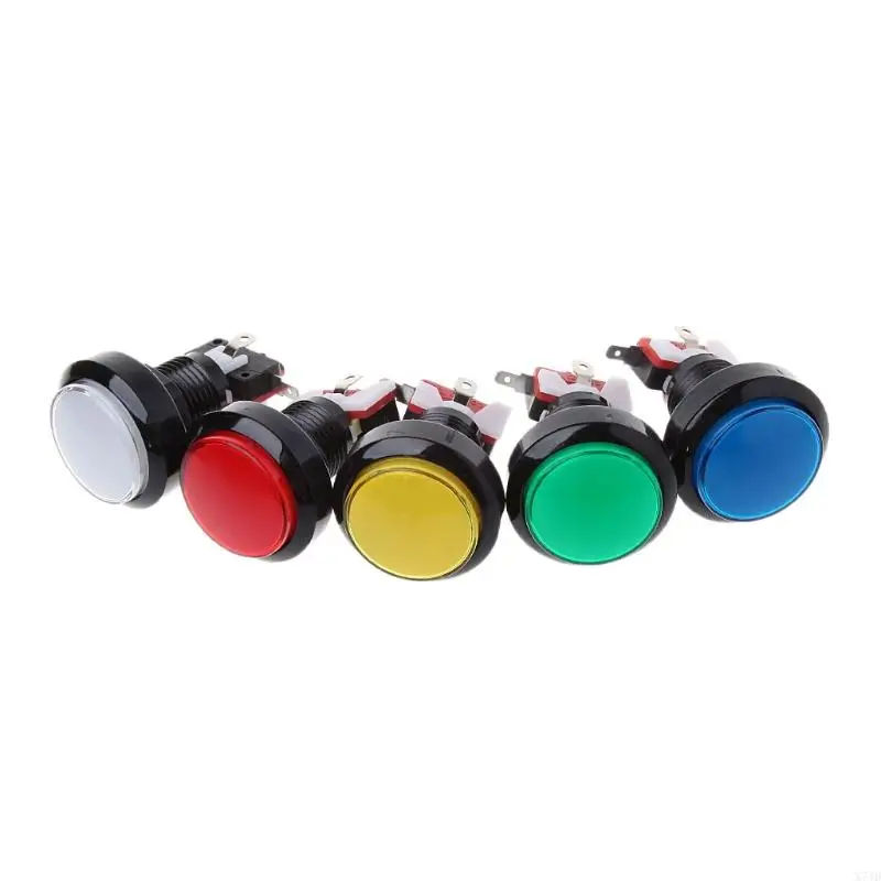 X7jd Illumined Push Button Arcade Maszyna Konsole Partie Części 12 V Lampka 45 mm przyciski