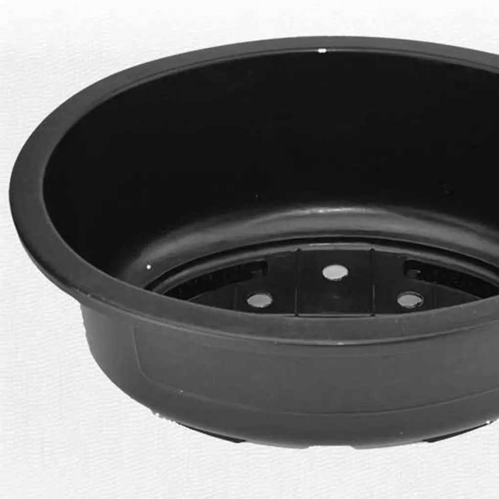 Черный твердый и прочный горшок для растений с широким применением, садовые горшки, цветочный горшок, горшок для растений, садоводство, раковина бонсай 380