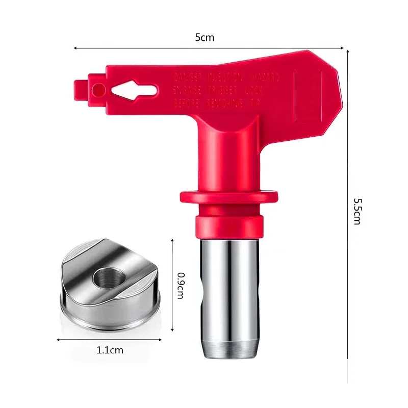 Narzędzie do opalania wysokociśnieniowy bezpowietrzny pistolet natryskowy na farbę 3600 PSI z siedziskiem 517 519 621 końcówką 623 i 5 szt.