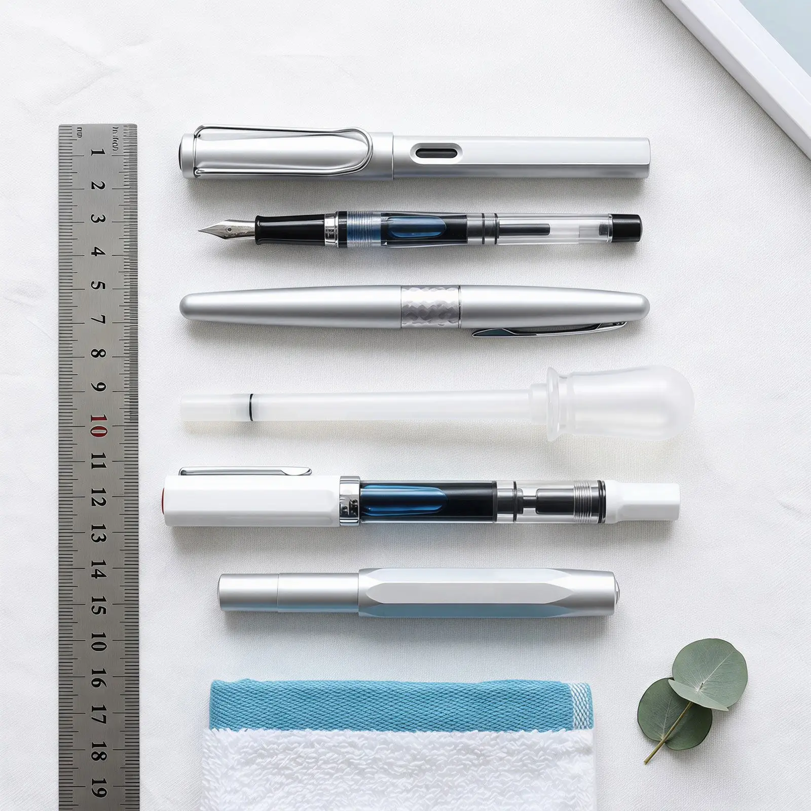 Fountain Pen Cleaning Syringe Clear Dropper Ink Remover Bulb Precise Fountain Nib Cleaning Tool Ink Flush Tool Home Office Use