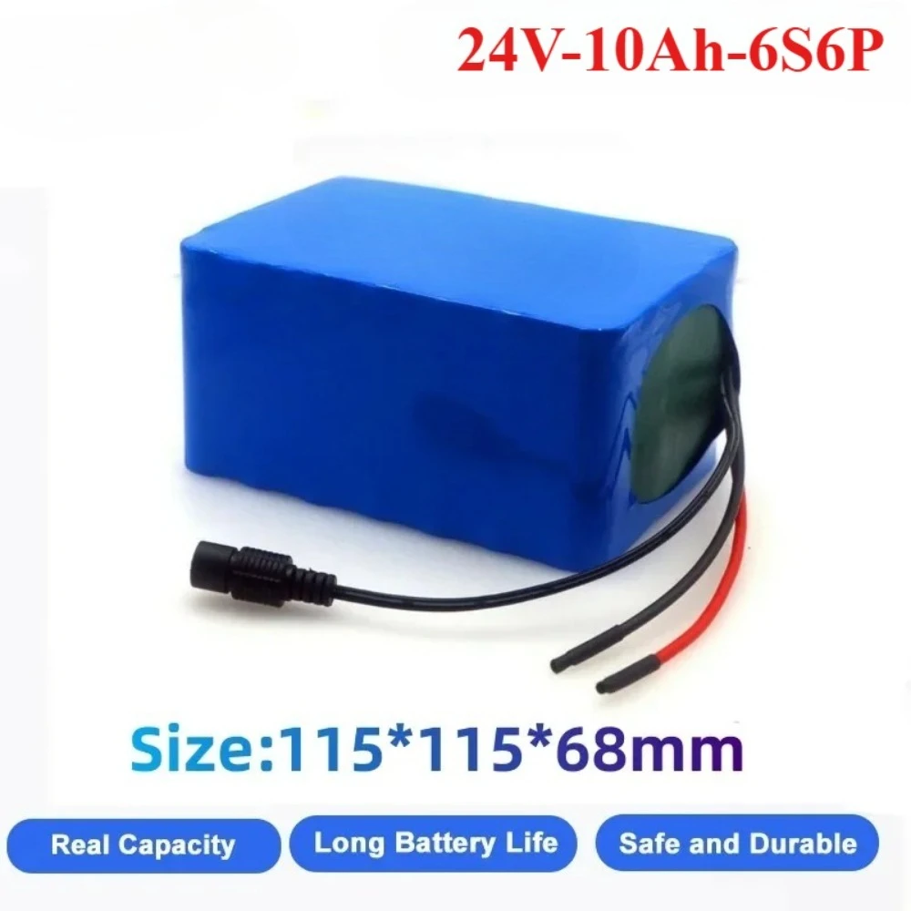 

24V 6S6P 10000mAh 18650 built-in BMS battery pack, 25.2V wheelchair cutting machine, electric mobility tool battery.