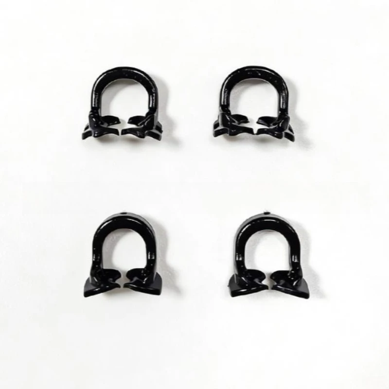 5×4Pcs/Box Black Dental Rubber Dam Clamps Dam Rubber Barrier Clip Resin Materials Tool for Dentist Tools
