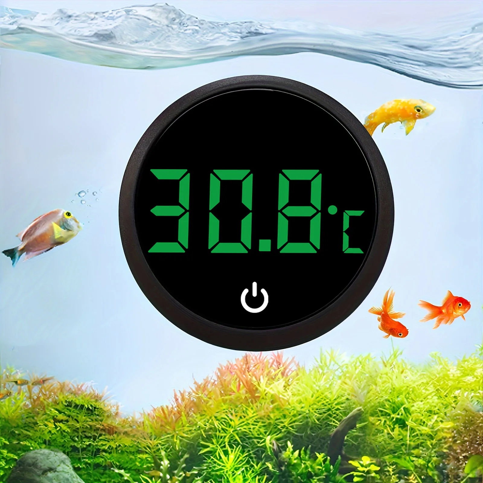 Digital Fish Tank Thermometer Wireless Electronic Thermometer High-precision Temperature Detection Tool for Aquarium Incubator