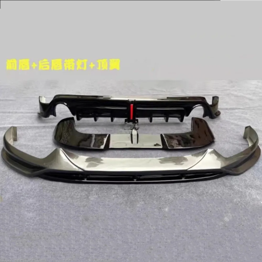 

Car Front Rear Lip Shovel Tail Wing Assembly For Mazda CX5 2017-2020 Modified Gloss Black Auto Accessories