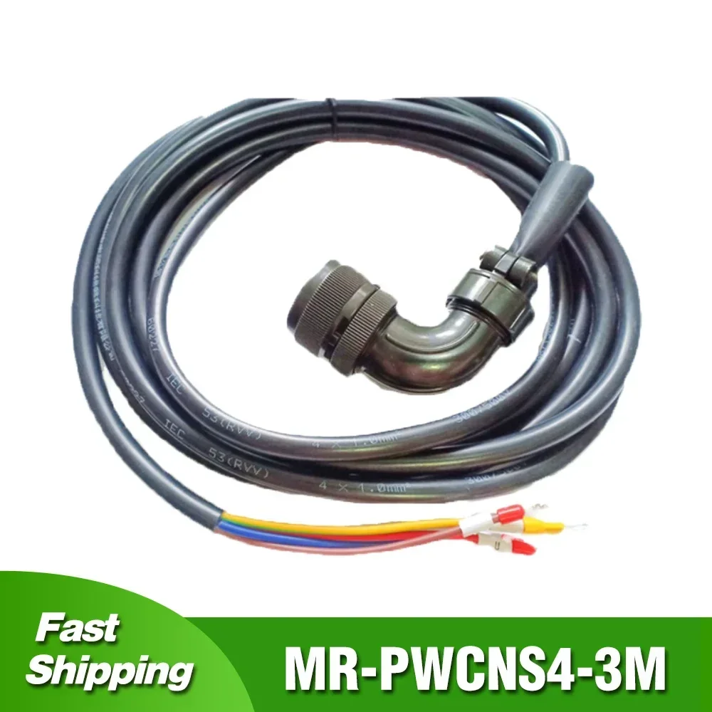 MR-PWCNS4-3M High Power Servo Motor Cable Encoder Line for Mitsubishi J3 J4 JE Serial 1KW 1.5KW 2KW MR-PWCNS4-5M