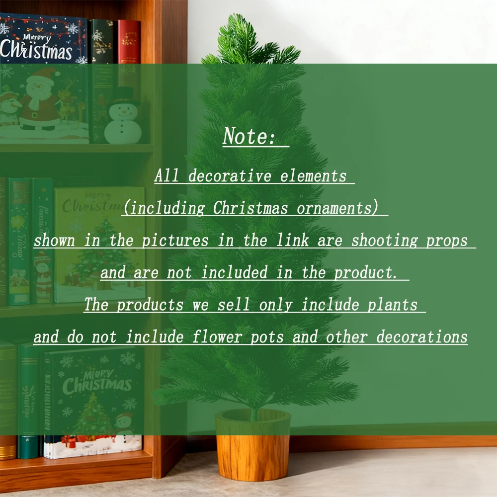 50-85 cm Künstliche Weihnachtsbaum Gefälschte Kiefer Nadel Pflanzen Falsche Winter Weihnachten Baum Zweig Große Pflanzen Für neue Jahr Home Party Decor – Detail 6