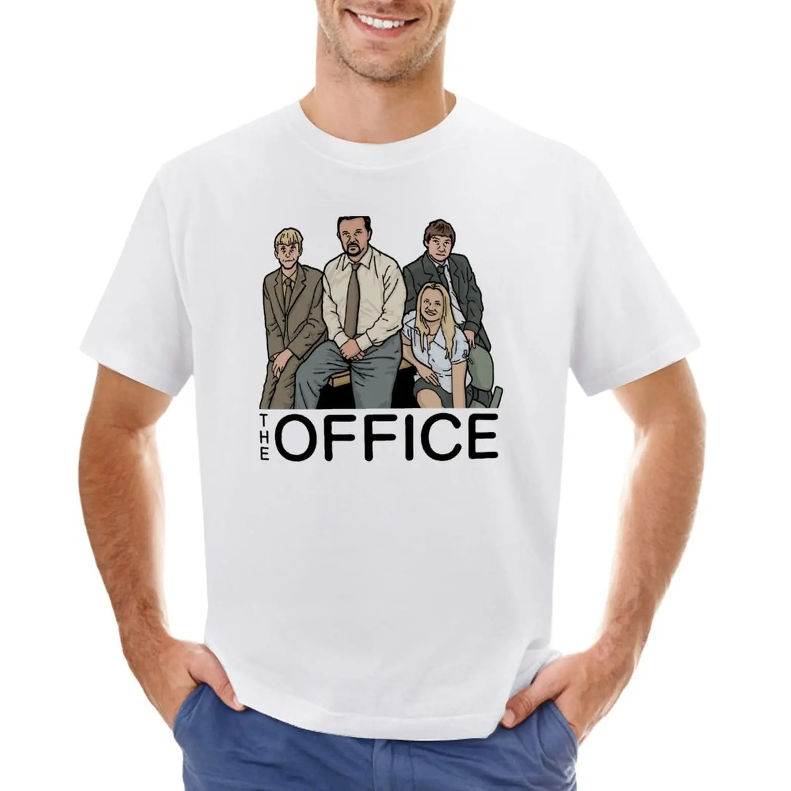 

The Office T-Shirt summer clothes customizeds slim fit t shirts for men