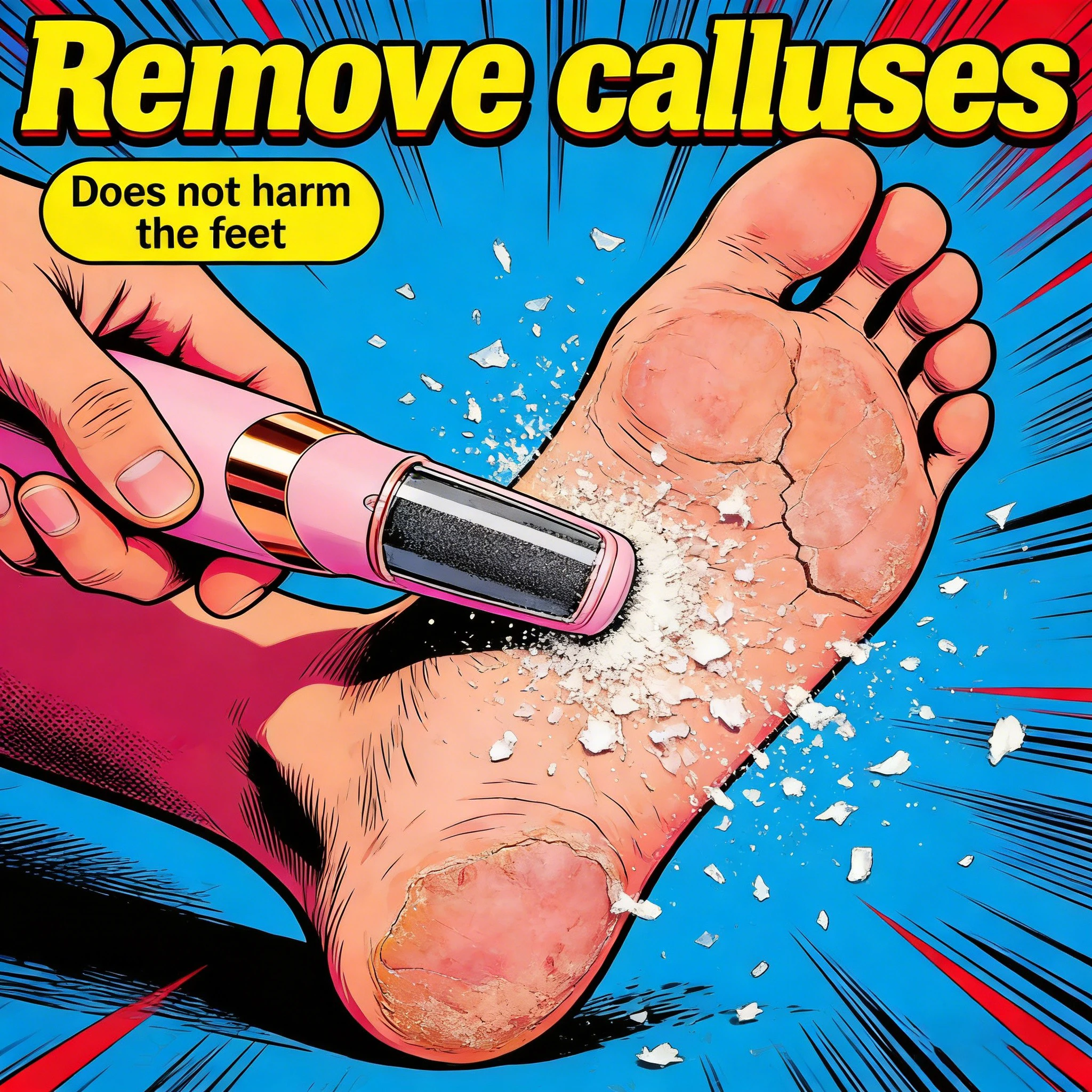 

Foot Grinder Automatic Foot Callus Rubbing Pedicure Dead Skin Callus Remover for Foot Foot Beauty