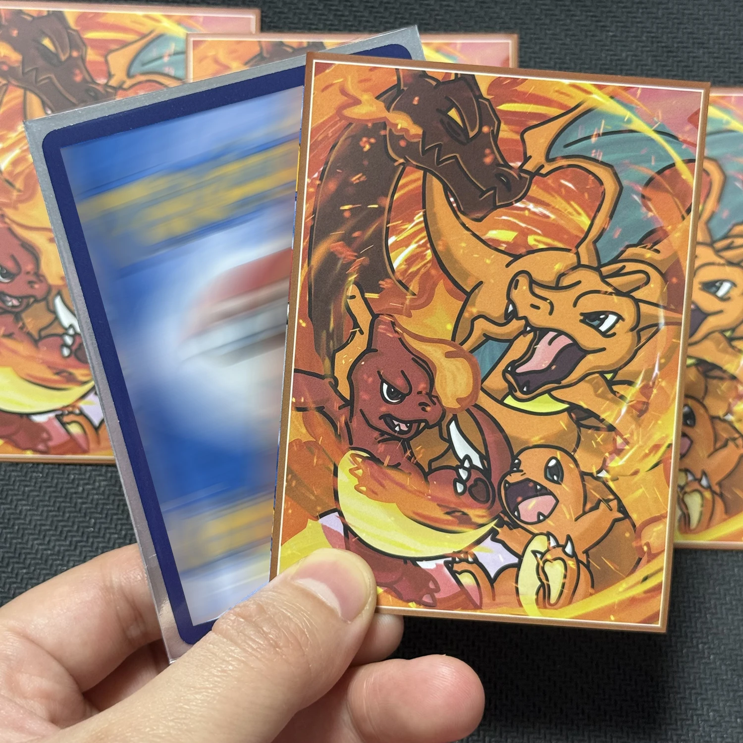 60PCS PTCG 카드 슬리브 Charizard Ra - Model Kit Rayquaza 리뷰 및 가격