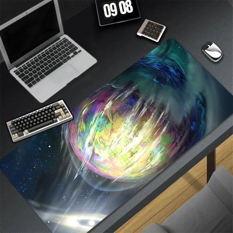 

Mouse Pad Multi Size Gamer Keyboard Pad Desk Mats Space Galaxy Portable Extended Mausepad Office PC Gaming Accessories Mousepad