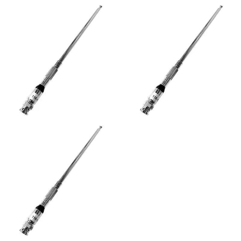 B92B-3X 118-136MHZ BNC Telescopic Antenna High Gains Airband Antenna For TH-28A TH-48A TH-78A Aviation Frequency