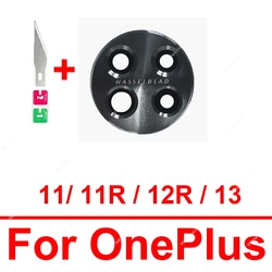 Rear Lens Glass For Oneplus OnePlus 1+ 11 11R 12R 13 Back Camera Big Lens Glass with Sticker Replacement Parts