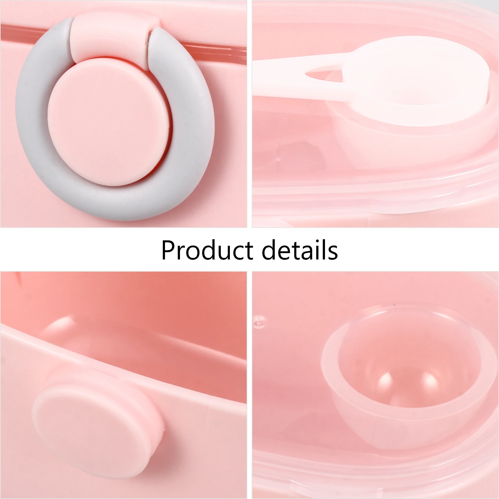 

Large Capacity Portable Milk Powder Dispenser Baby Formula Storage Box Airtight Watertight Scoop Included For Travel Home Baby