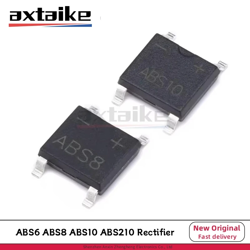 

50PCS ABS6 ABS8 ABS10 ABS210 SMD SOP-4 4Pin 1A 2A 600V 800V 1000V 1KV SMT Diode Bridge Rectifier