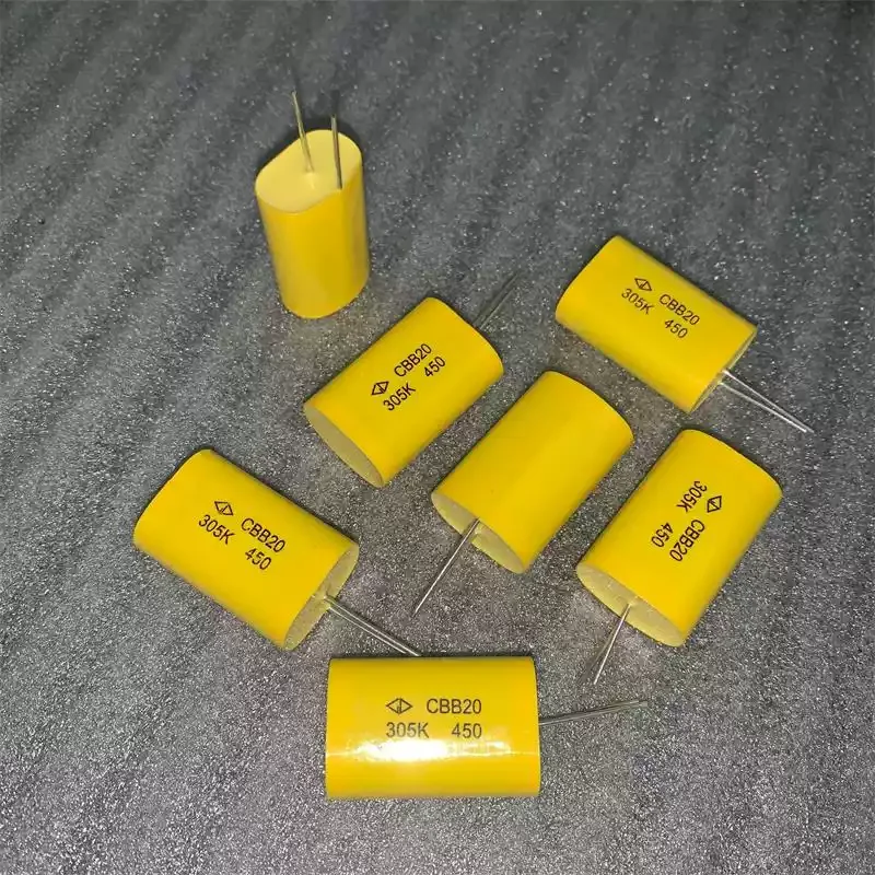 

10-100pcs New Farah GD CBB20 Series 305K 3UF450V Fever Frequency Divider Infinite Film Capacitor