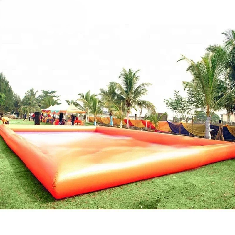 Piscina inflable de aire colorida grande para patio trasero, 8x5x0,6 m, para adultos o niños, piscinas inflables para toboganes