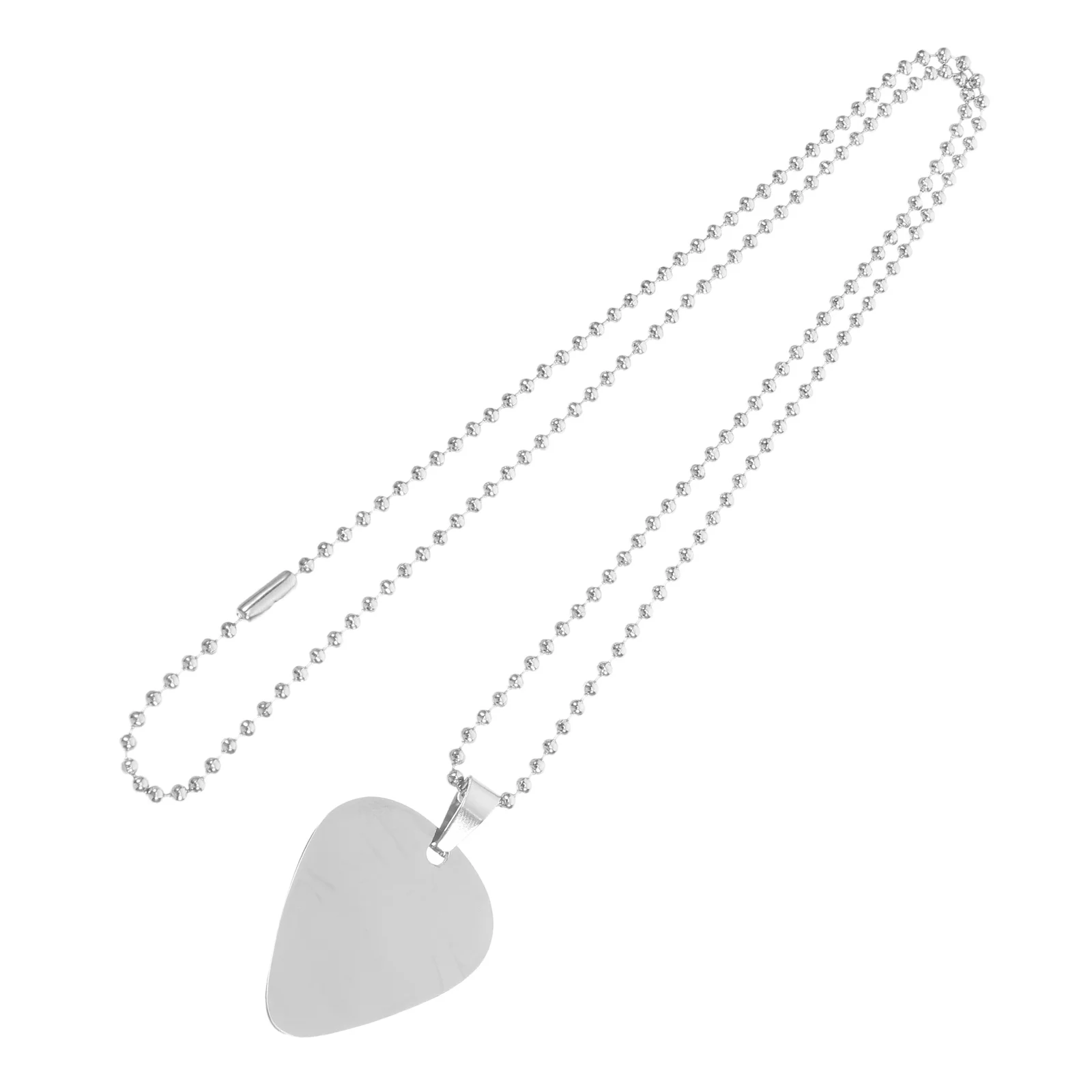 

Guitar Pick Necklace Guiatr Gear Pendant Holder Music Note Chip Electric for Men