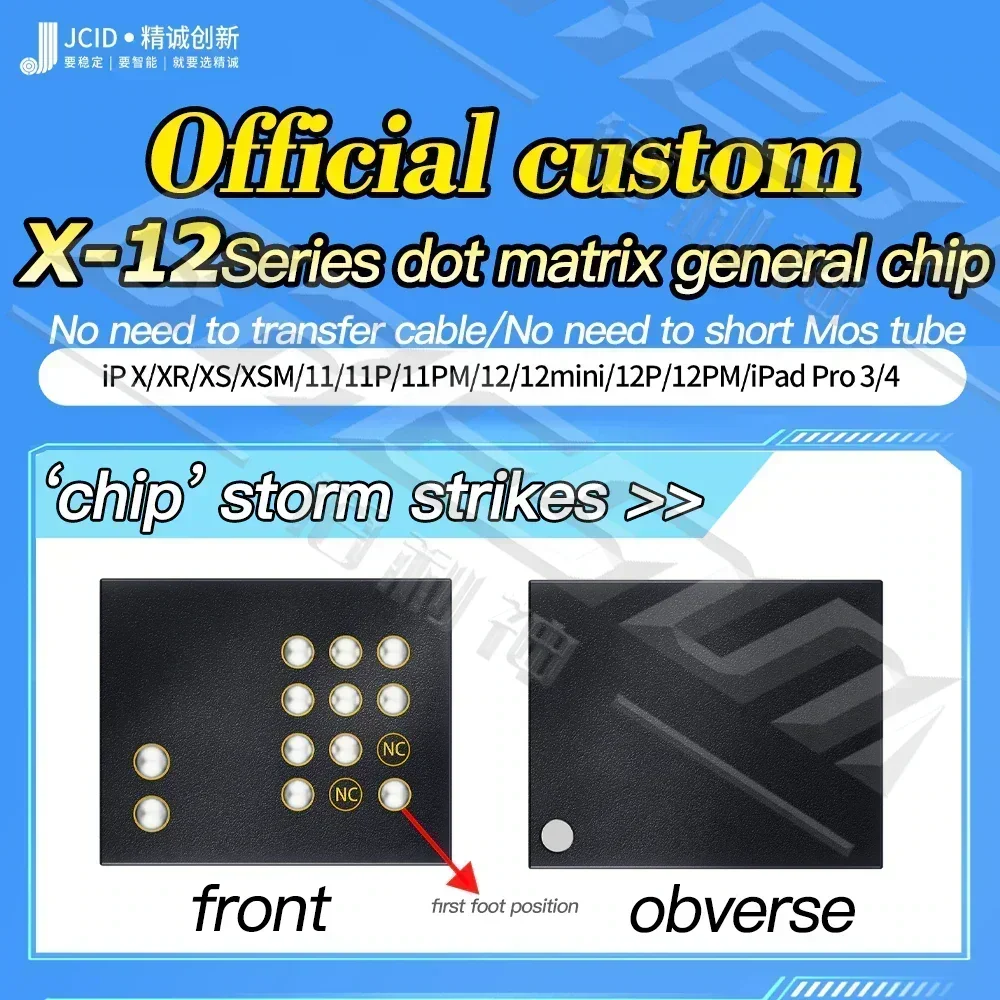 JC Integrated Chip Face ID Repair tool JCID Integrated Face Dot Projector IC for iPhone X-14Pro Max Pro 3/4 Face Repair Cable