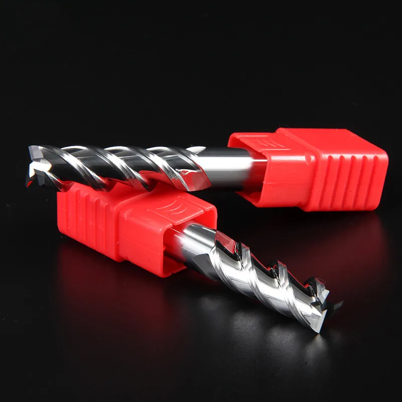 Imagem -02 - Zgt-tungsten Steel Milling Cutter Flute End Mill Alumínio Cobre Corte de Madeira Cnc Cutter Hrc55 mm mm mm 10 mm 12 mm