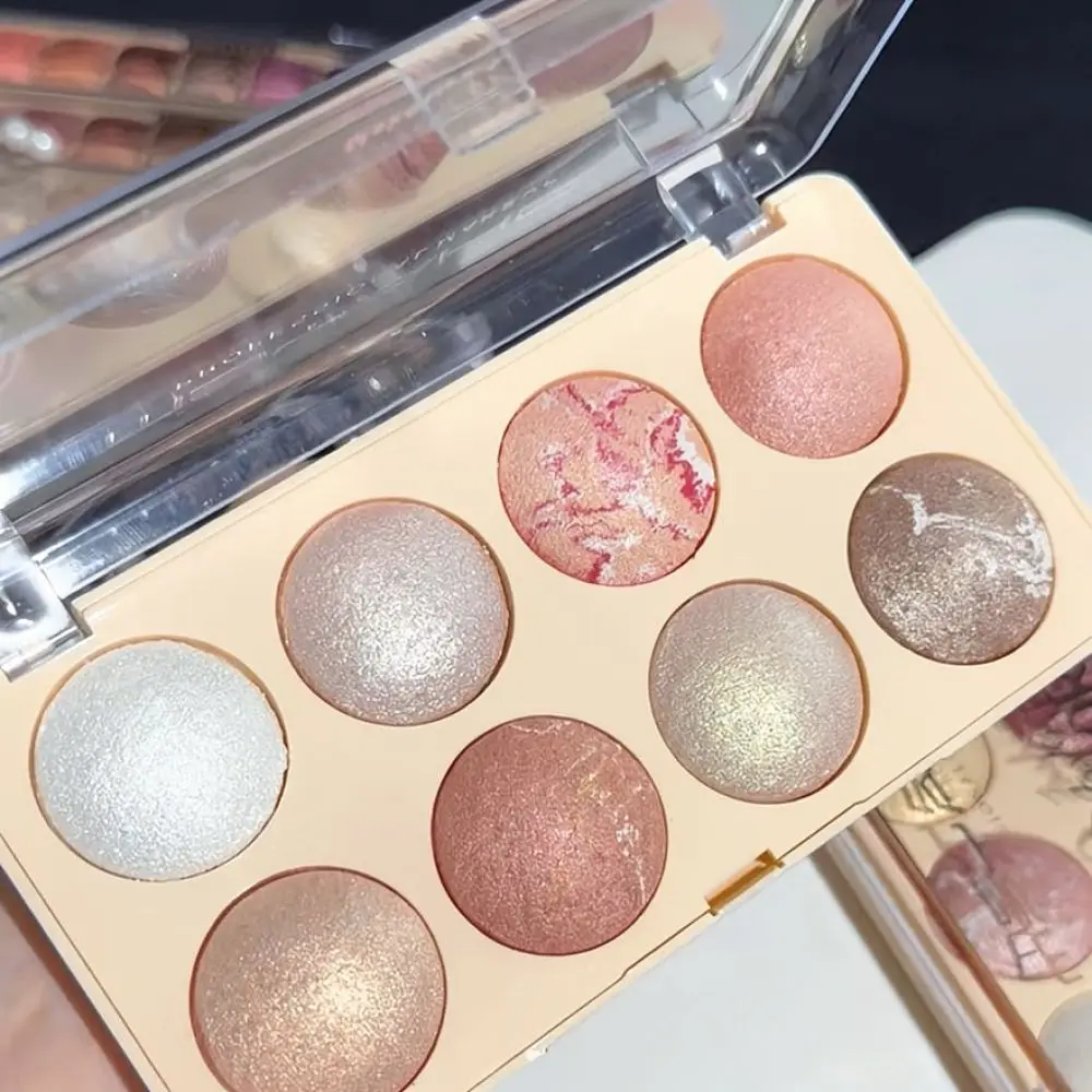 For Kapeine Eyeshadow Makeup Palette Shimmer Matte Contour Blush Highlighter Powder Professional Face Cosmetic Set Case
