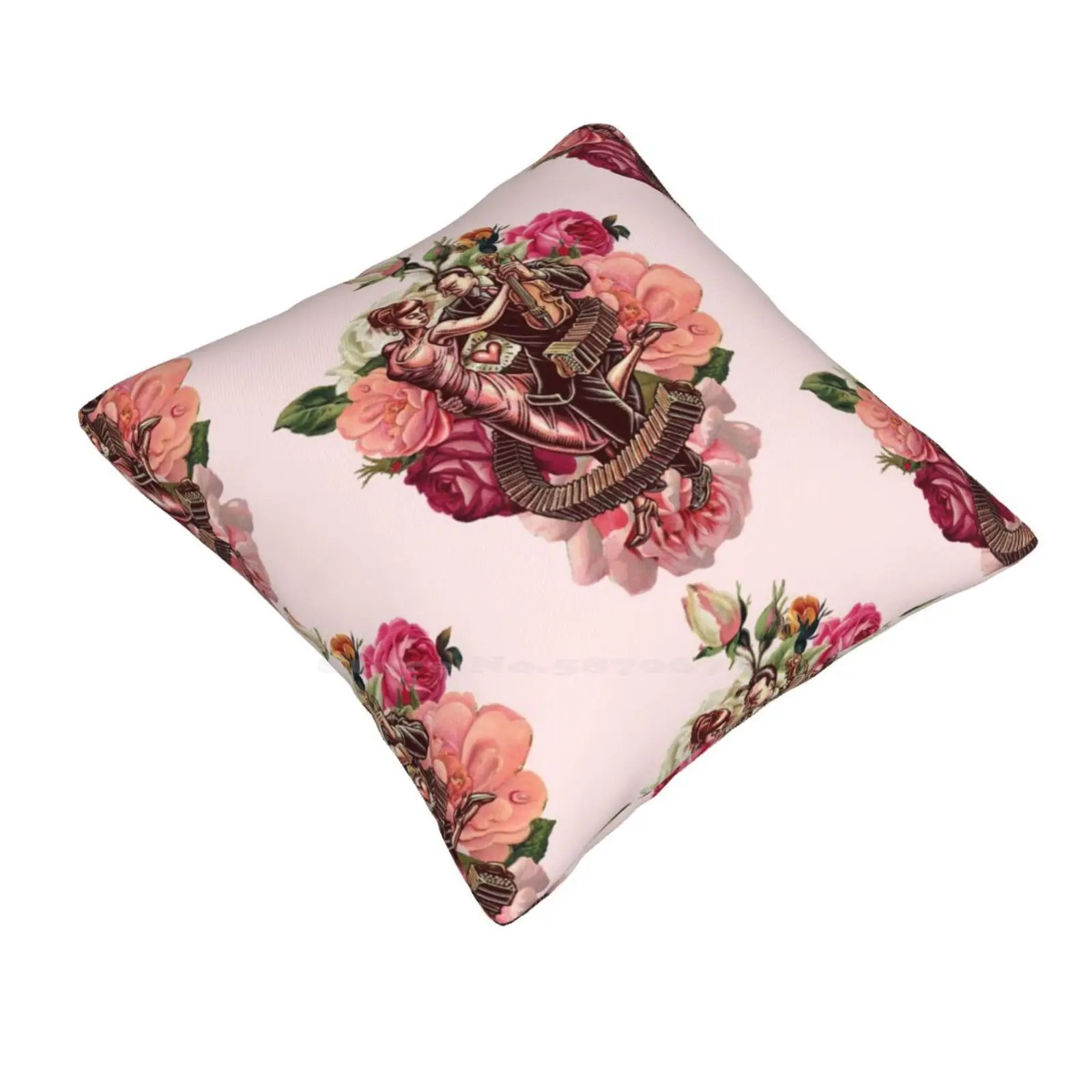 Tango And Roses! Pillows Case Bedroom Home Decoration Tango Dancing Bandoneon Roses Milonga Tanguero