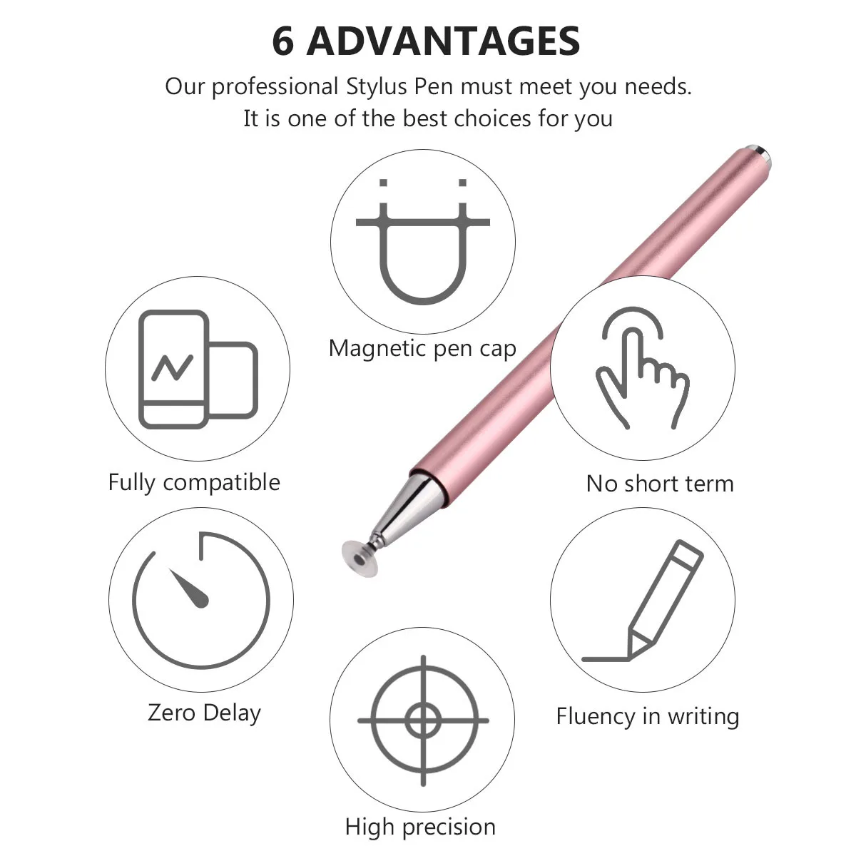 

Click The Reader Tablet Stylus Pen for Cumputer Magnetic Metal Durable