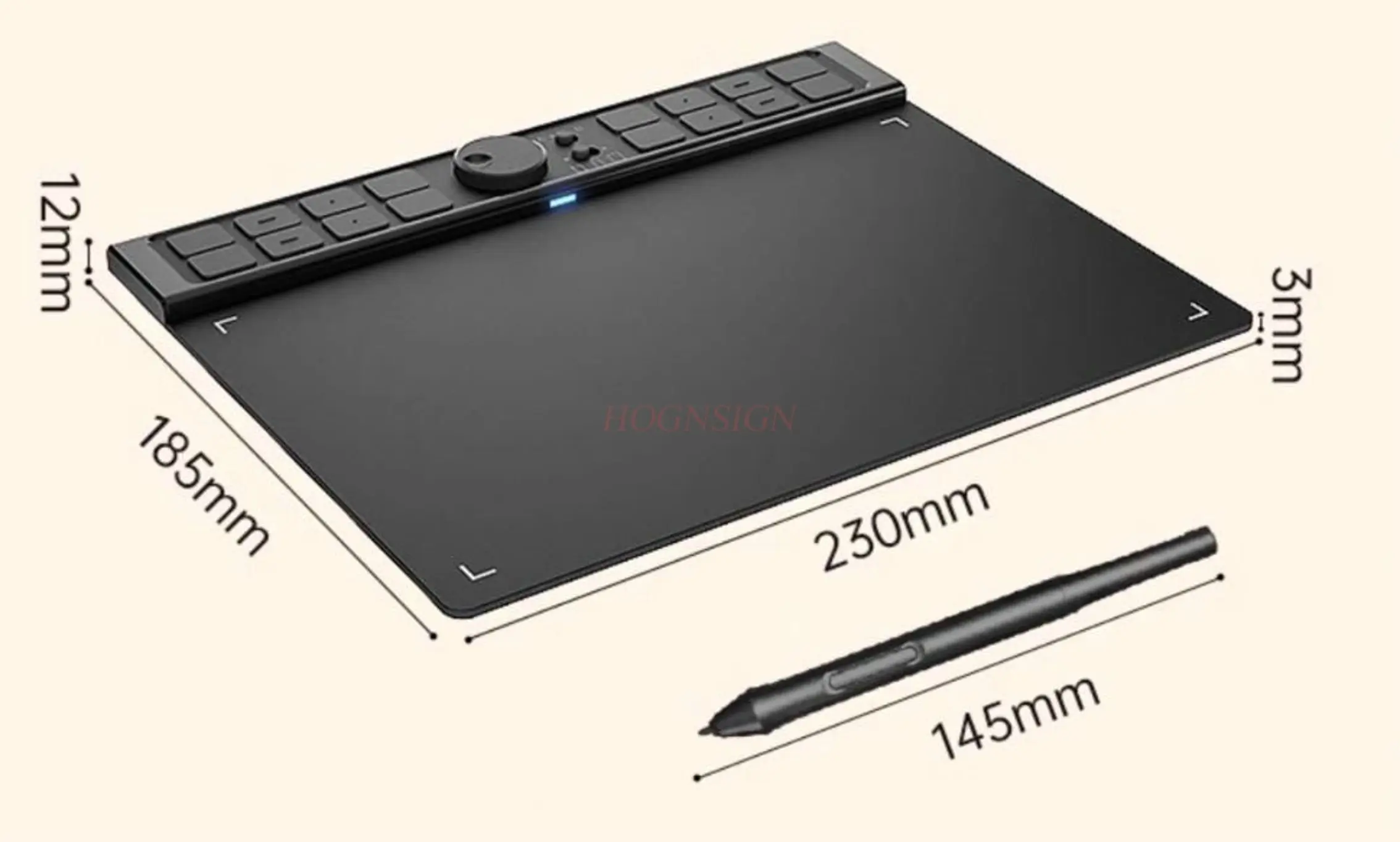 1 قطعة لوحة رقمية للطلاب المبتدئين، لوحة رسم للهاتف المحمول، لوحة رسم الكمبيوتر، لوحة الكتابة، الرسم الإلكتروني #6