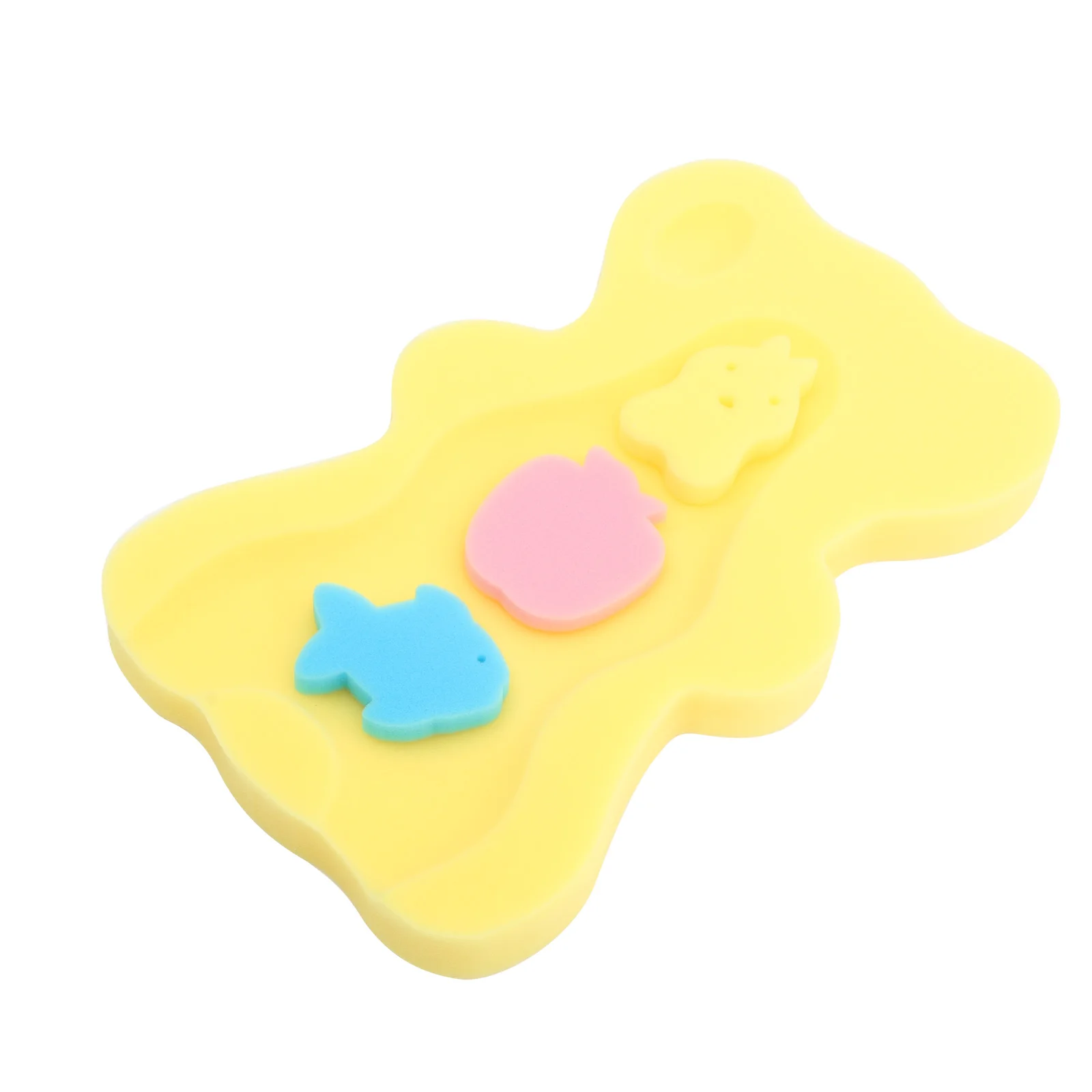 

Baby Bath Mat Spong Tub Bathtub Seat for Comfortable Sponge Accessories Sit up Newborn