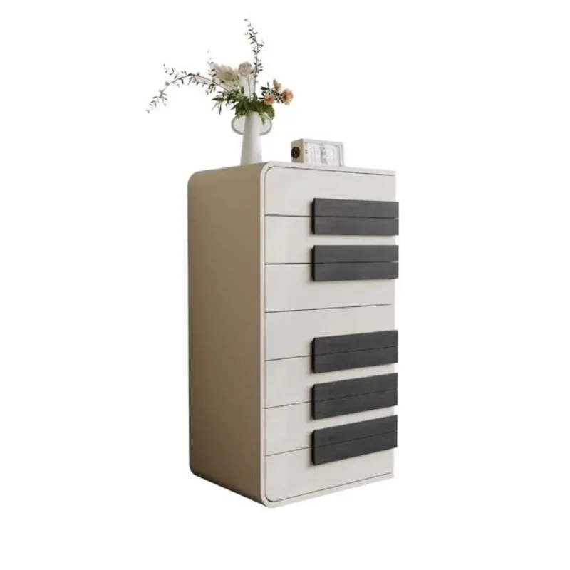 Design antique lockers in seven chest cabinets, against the wall, living room, sofa side cabinet, bedroom, bedside storage