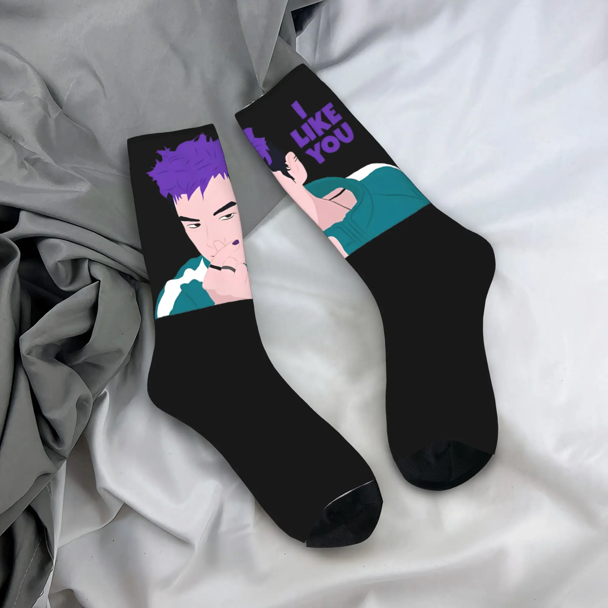 Choi Seung Hyun Socks  Harajuku Stockings Autumn Anti Bacterial Couple Socks High Quality Printed Outdoor Socks