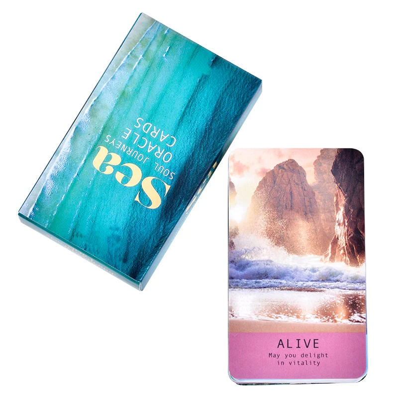 رحلات روح البحر أوراكل بطاقة التارو نبوءة مصير العرافة سطح السفينة الأسرة حفلة مجلس لعبة المبتدئين بطاقات لعبة قراءة الحظ