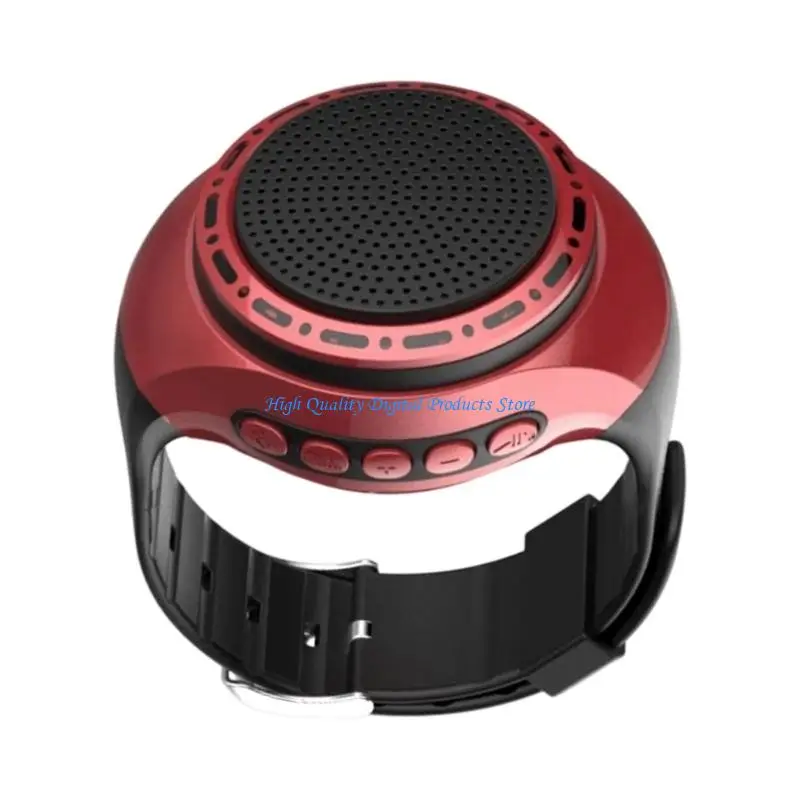 U2JE Wrist Wireless Speaker with Rechargeable Power, 3-5 Hours of Music, Radio and Card-Stored Songs for Workouts