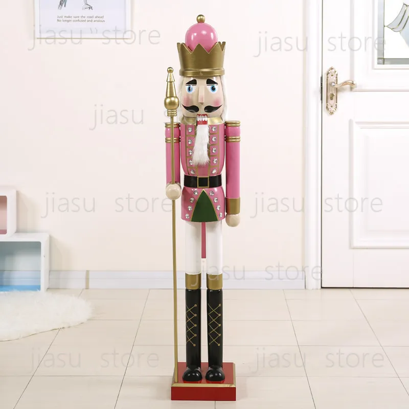 

120Cm Nutcracker Puppet Soldier Ornament, Nordic Home, Hotel, Cafe Ornament, Gifts