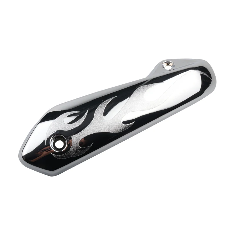 For Address V125 V125g Motorcycle Scooter Chrome Muffler Cover Exhaust Pipe Cover Heat Shield