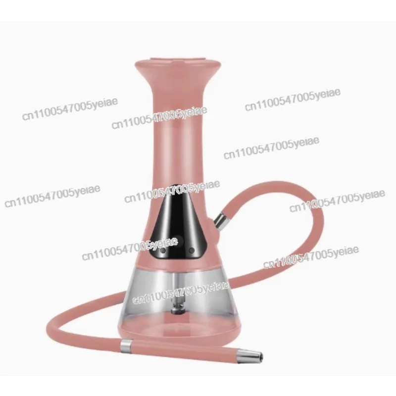 

For Luxury Portable Electric Hookah High Quality Stainless Steel Mirrored Glass Free Pattern Adults Box 2nd Generation Upgrade