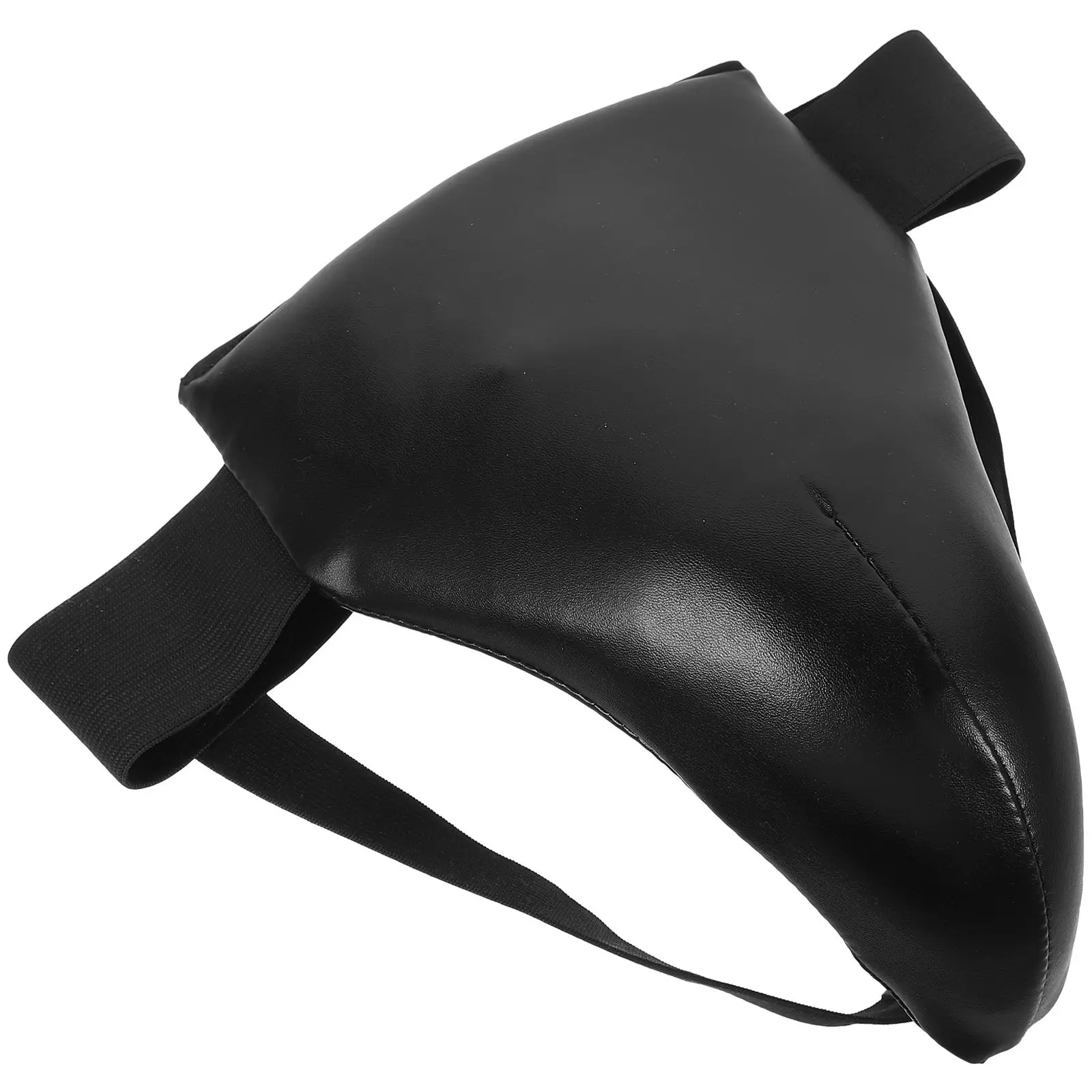 

Compression Groin Guard Black One-piece Crotch Protectors Comfortable Wear-resistant Reusable Training Boxing Accessory Portable