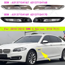 For 2011-2013 BMW F10 F11 528i 535i 550i 550iX Hybrid 5 Fender Front Side Turn Signal Lamp Marker Light 63137154167 63137154168