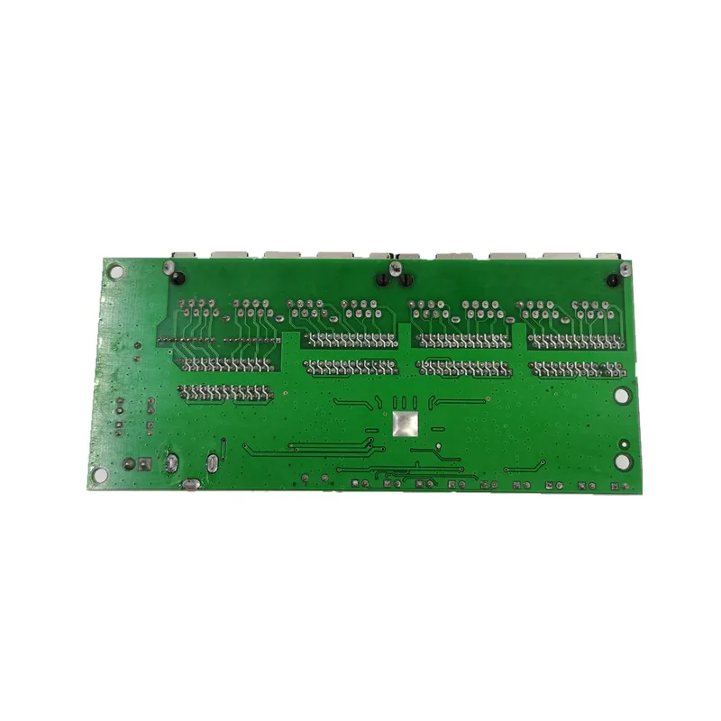 OEM PBC 8 Port Gigabit Ethernet 8 portowy przełącznik spełnione 8 pin way nagłówek 10/100/1000 m centrum 8way power pin płytki Pcb OEM schroef gat