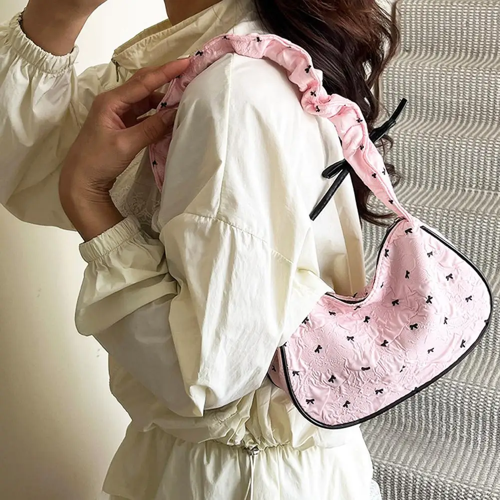 

New Single Shoulder Underarm Bag Female Simple Fashion Sweet And Cool Commuter Portable Large Capacity Quality Handbag