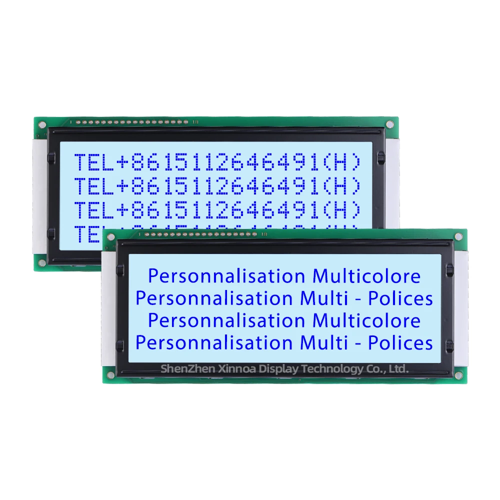 Pantalla grande de caracteres, módulo LCD de caracteres, 5V, puerto paralelo, ST7066U, luz naranja, letras negras, europeo, 2004C-1