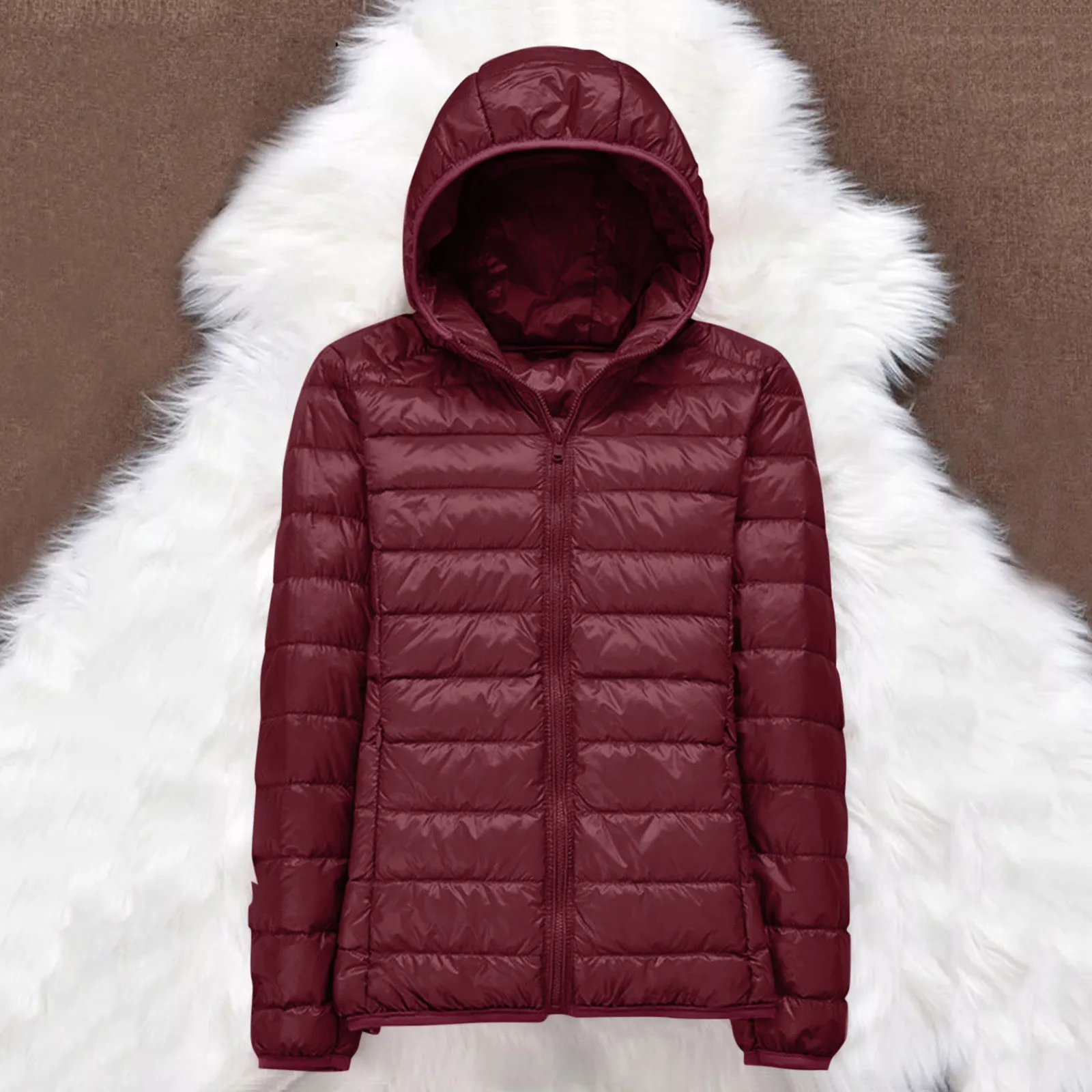 2024 New Casual 90% Ultra Light White Duck Down Jacket Women Autumn Winter Warm Coat Lady Plus Size Jackets Female Hooded Parka